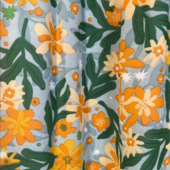 Lush Tropical Floral Spaghetti Strap Maxi Dress size small - Picture 10 of 15